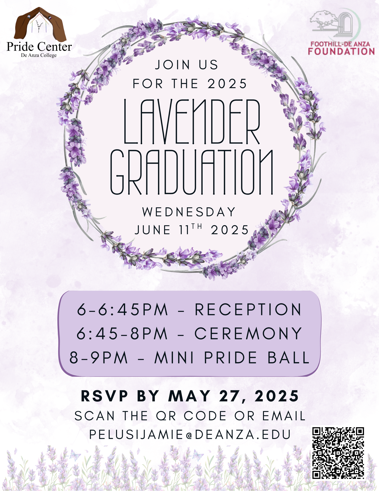 Lavender Grad flyer