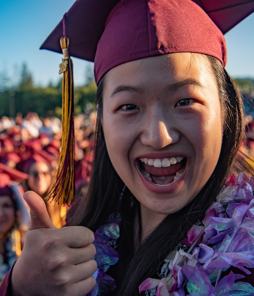 smiling student