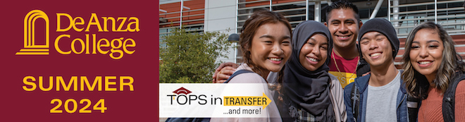 De Anza College Summer 2024 - Tops in Transfer and more!