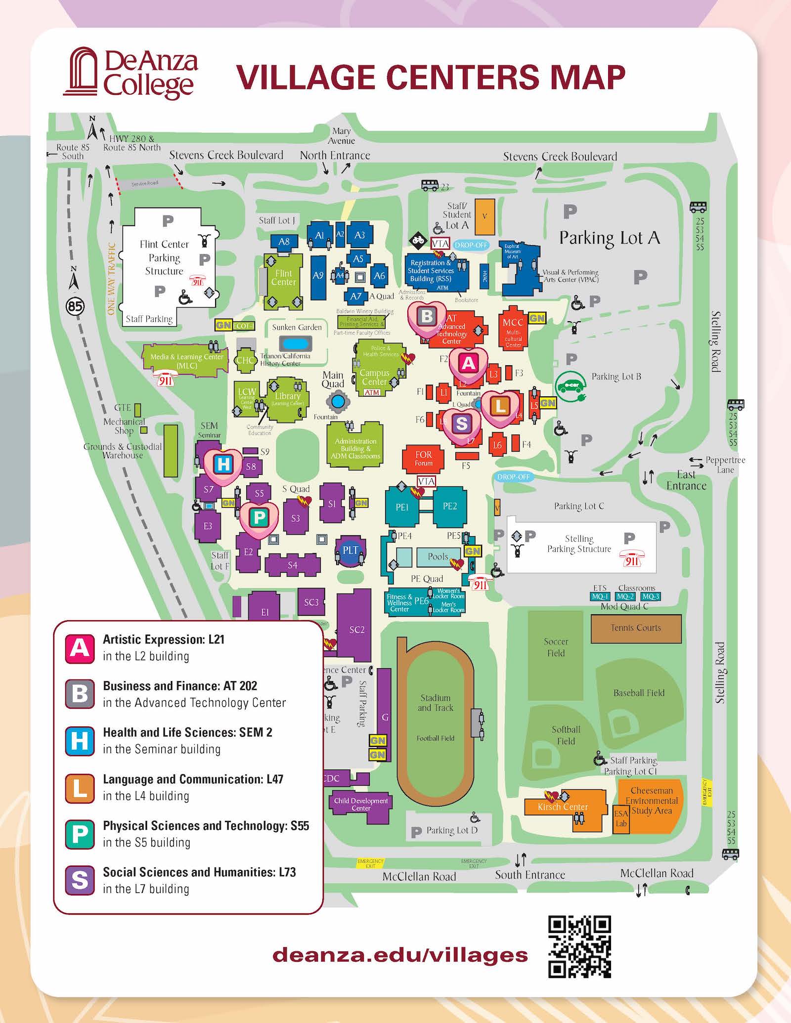 village spaces map